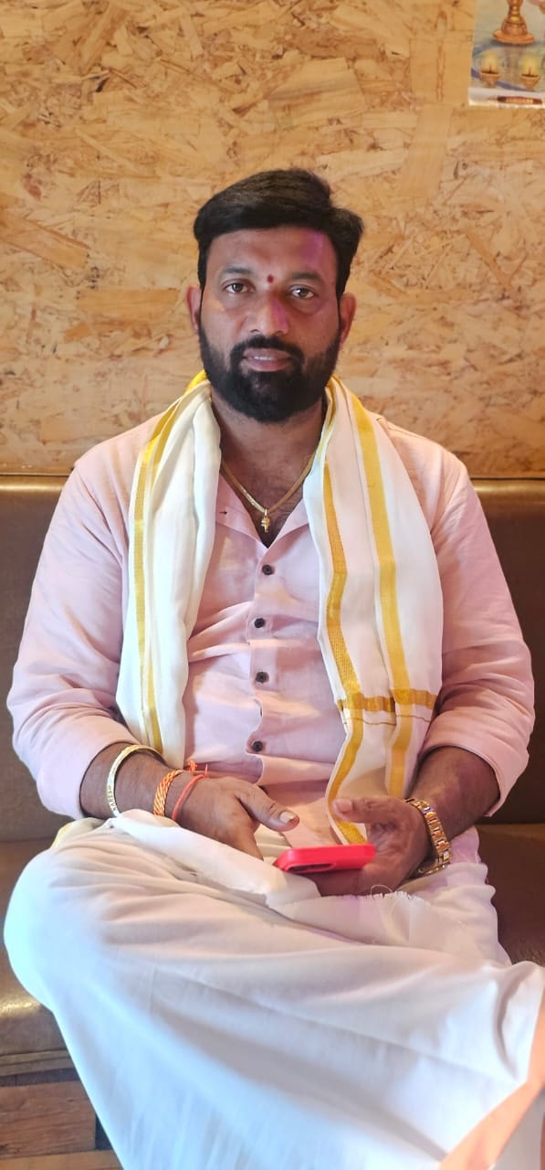 Mr. Naresh Naidu — Founder of Manvitha Mana Oori Ruchulu Family Restaurant, Gudur